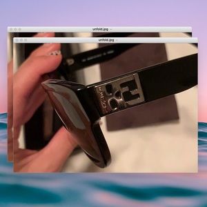 FENDI FS405 Wayfarer style Sunglasses - black